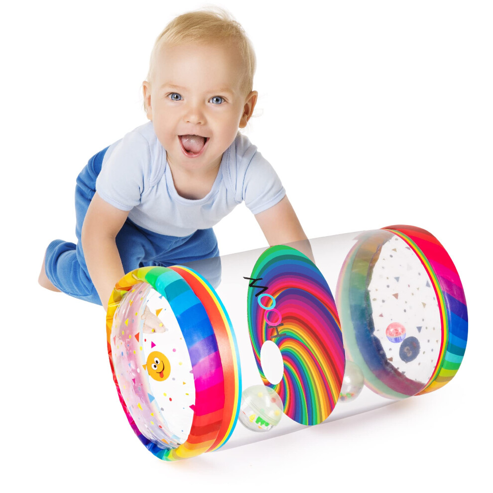 Hoovy Krabbelspielzeug Fur Kleinkinder | Spielzeug Fur Krabbelnde Babys | Krabbelspielzeug Fur Babys Von 6 12 Monaten | Krabbelrolle Fur Anfanger-image