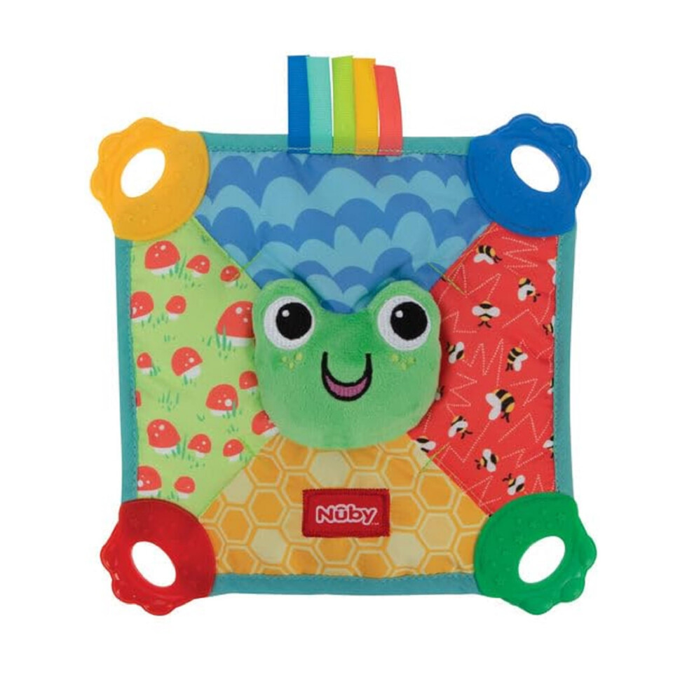 Nuby Teething Blankie Frog  1 Count