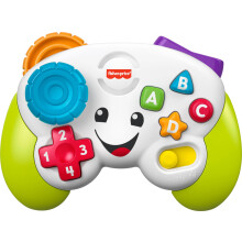 Fisher-Price Baby & Toddler Toy Laugh & Learn Game & Learn Controller Green Pretend Video Game with Music & Lights for Infants Ages 6+ Month
