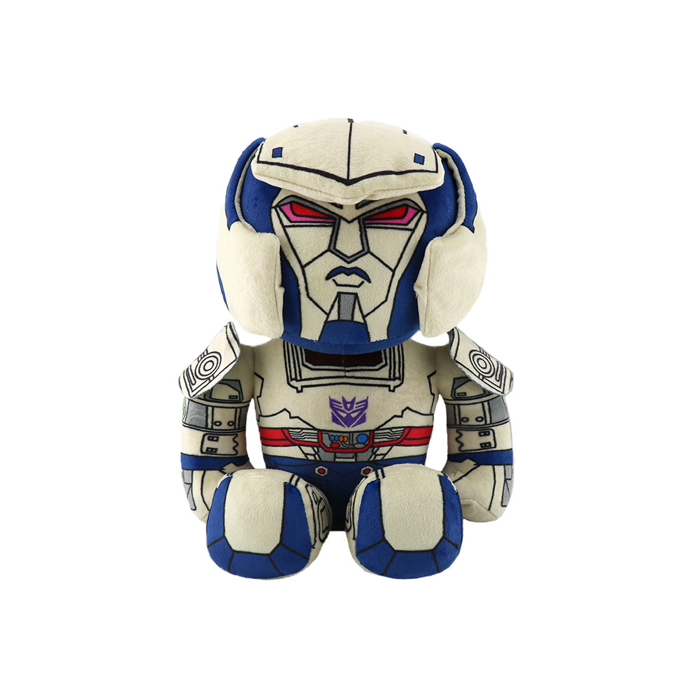 (Megatron, 28 cm) Transformers Plush Toy Bumblebee Megatron Soundwave Optimus Prime Stuffed Doll