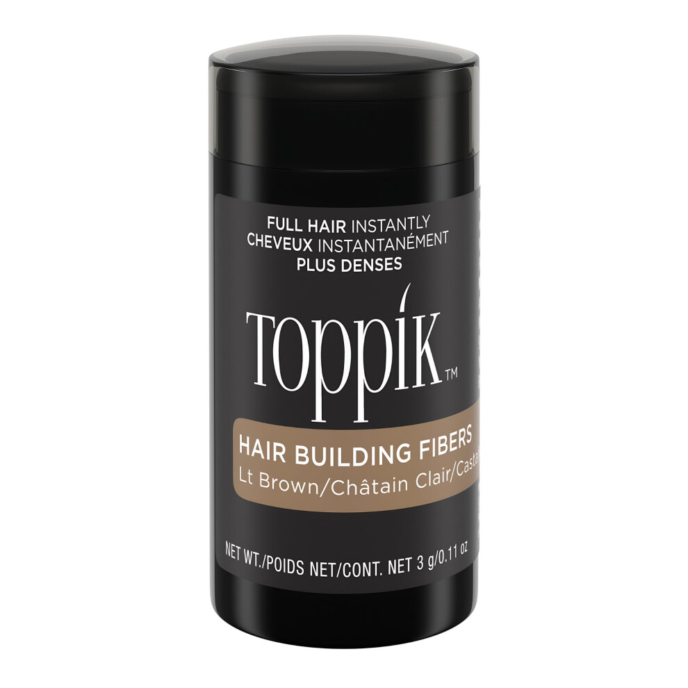 Toppik Hair Building Fibers  Light Brown  0.11 Ounce