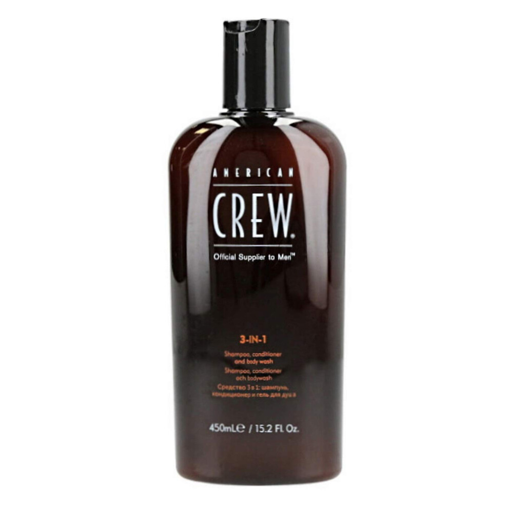 American Crew: 3-in-1 Shampoo  Conditioner & Body Wash  15.2 oz (2 pack)