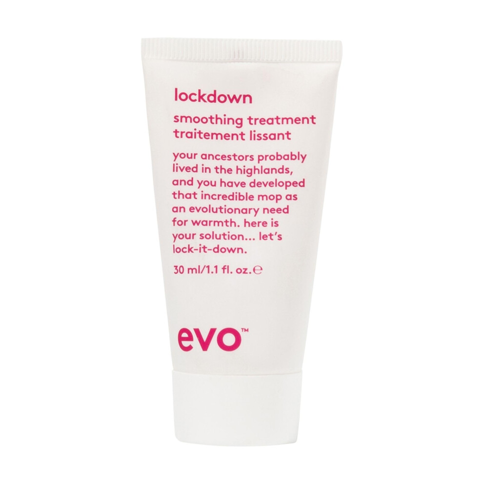 EVO Lockdown Smoothing Treatment - Leave-In Hair Treatment - Protects Color-Treated Hair and Reduces Frizz - Travel Size  30ml / 1.01fl.oz