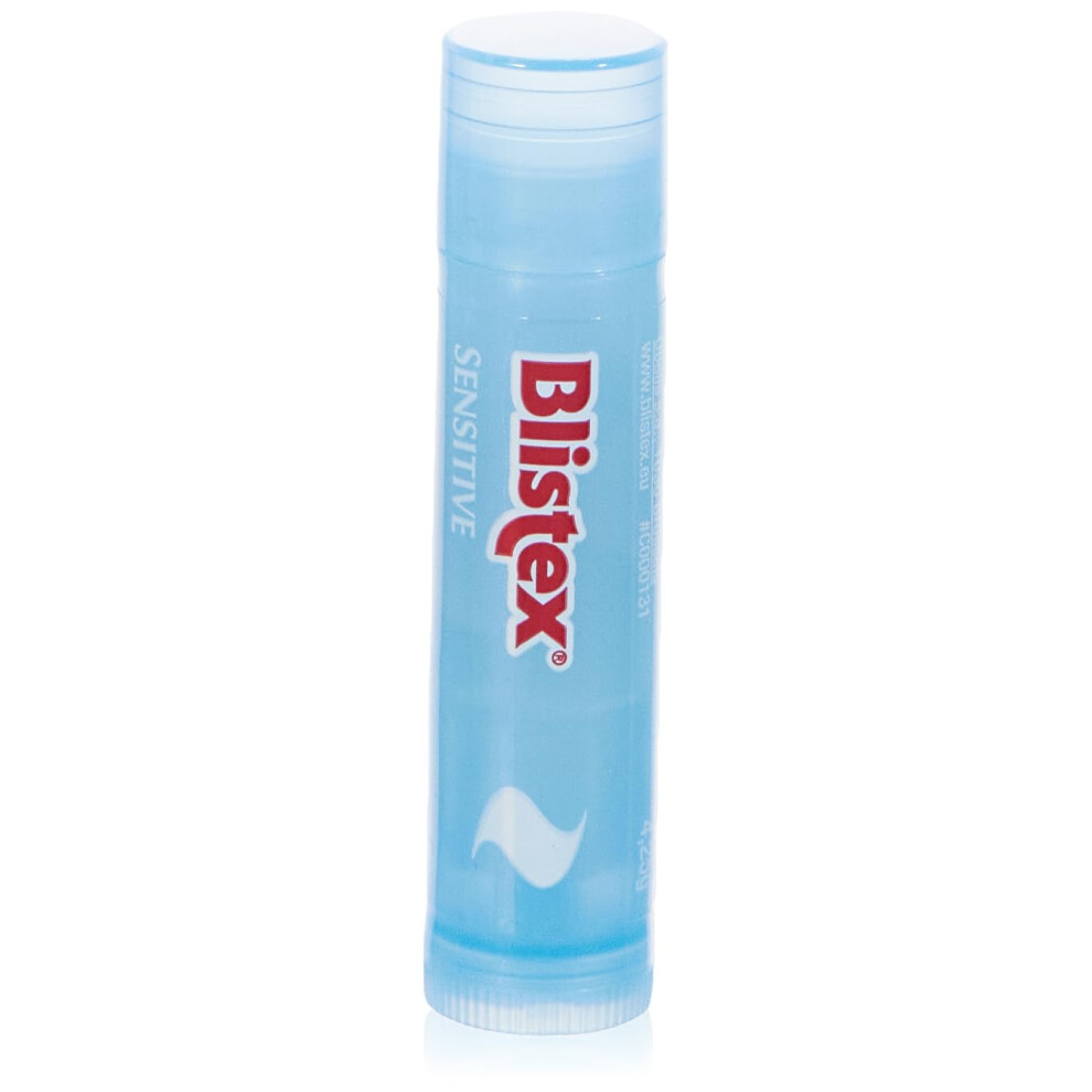 Blistex Simple & Sensitive Lip Balm  0.15 Ounce Tube - Hypo-Allergenic Unflavored Lip Balm  Gentle Lip Moisturizer For Dry Lips  Contains Sh