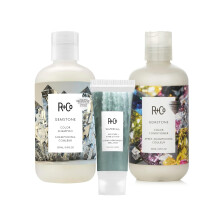 R+Co Gemstone Color Shampoo & Conditioner Set | Schόtzt die Farbe, repariert und pflegt | Vegan + tierversuchsfrei | 8,5 Unzen (2er-Pack)