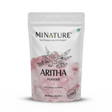 mi nature Aritha (Sapindus Laurifolia) poeder/zeepnootpoeder - USDA NOP gecertificeerde organische haarconditioner voor zijdezacht haar uit India (22