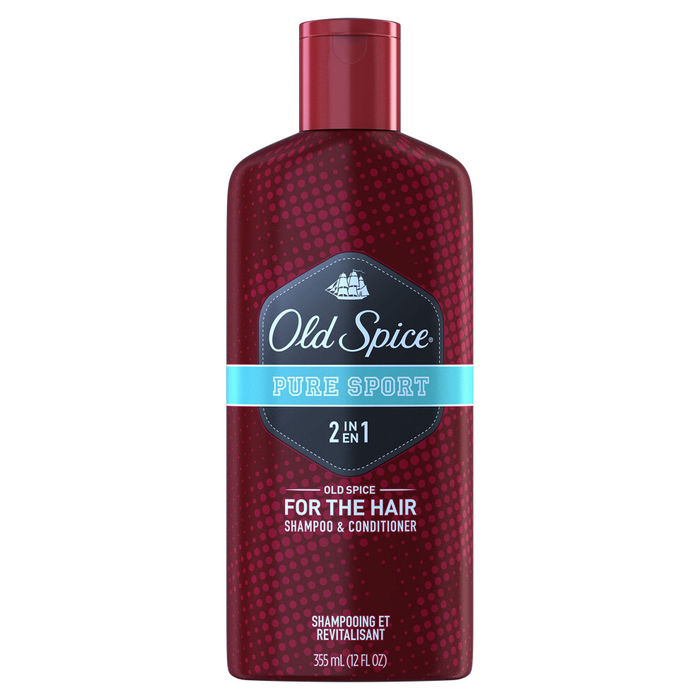 Old Spice Pure Sport 2in1 Men's Shampoo and Conditioner 12 Fl Oz