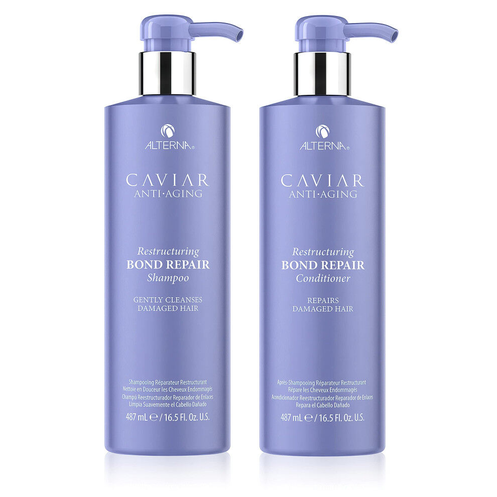 Alterna Caviar Anti-Aging Restructuring Bond Repair Shampoo/ Conditoner Set  16.5 fl. oz.