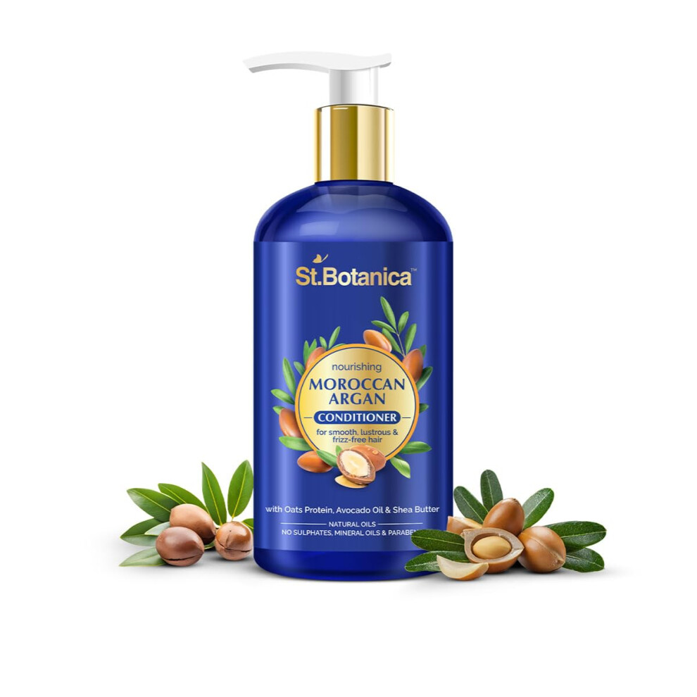 Alba Botanica Stbotanica Moroccan Argan Hair Conditioner - With Organic Argan Oil & Vitamin E (No Sulphate Paraben) 300Ml