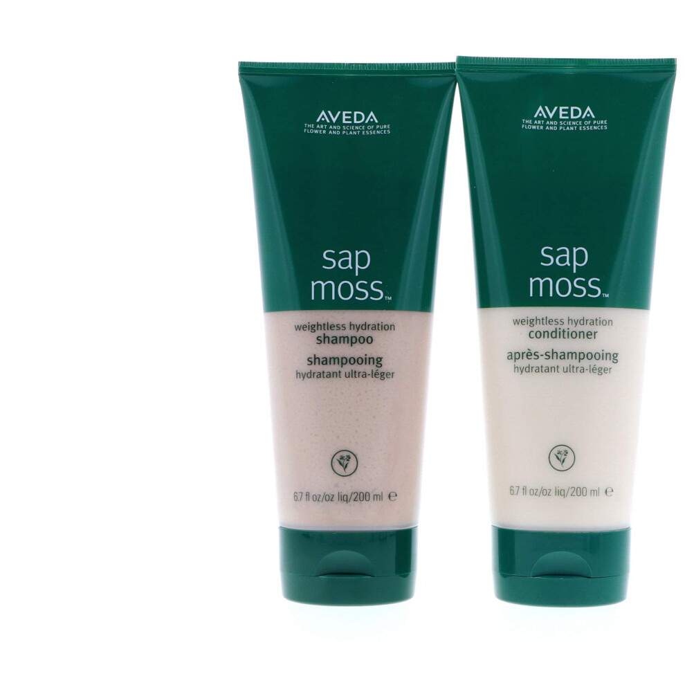 AVEDA Sap Moss Weightless Hydration Shampoo and Conditioner Set 6.7 Ounce Each