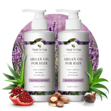 Tree to Tub Hydrating Conditioner för Torrt Hår & Huvudbotten - Sulfatfri Arganolja & Vegansk Kokosolja