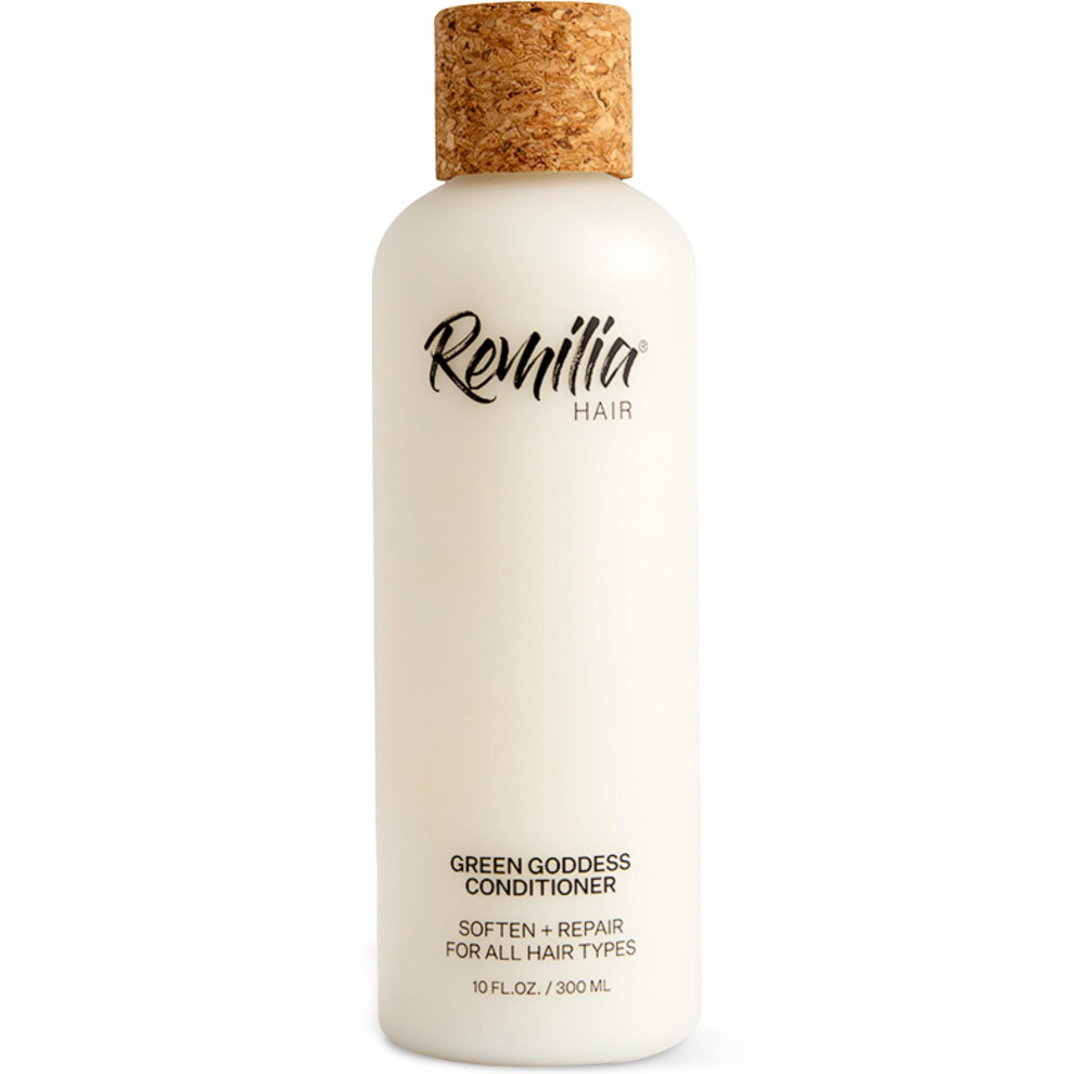REMILIA Rosemary Conditioner - Hair Conditioner for Damaged Dry Hair w/Avocado Oil  Coconut Oil & Green Tea - Green Goddess Natural Conditioner  300 m