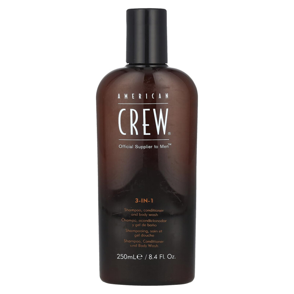 American Crew 3-in-1 Shampoo  Conditioner  Body Wash  8.45 Ounce