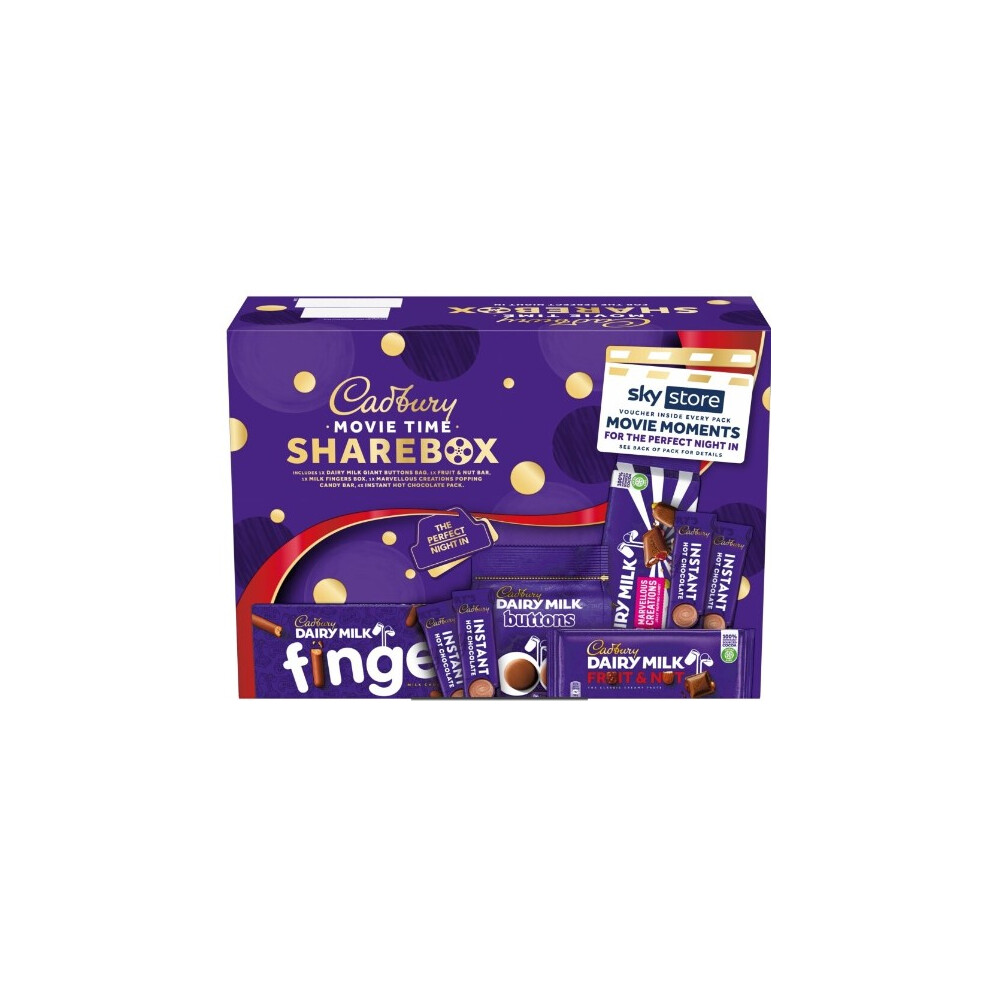 (Pack Of 1) Cadbury Chocolate Movie Time Sharing Box 581g