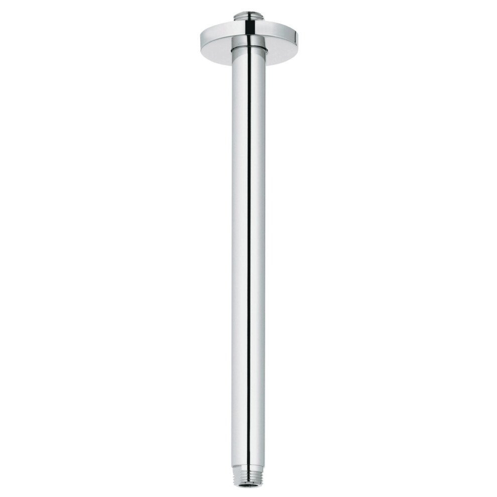 GROHE 28492000 Rainshower 12-Inch Ceiling Shower Arm  Starlight Chrome