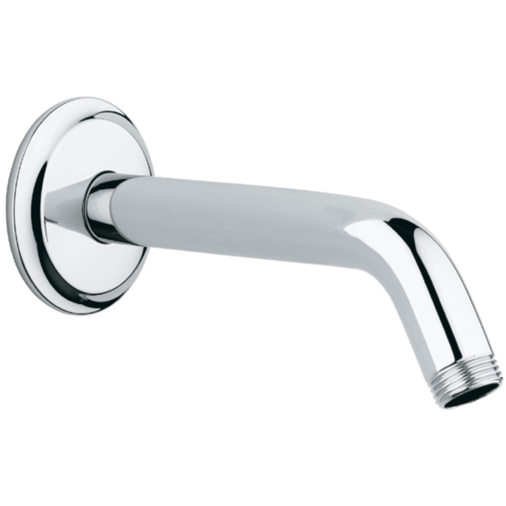 Grohe 27011000 Seabury 6-1/4 In. Shower Arm And Flange  Starlight Chrome