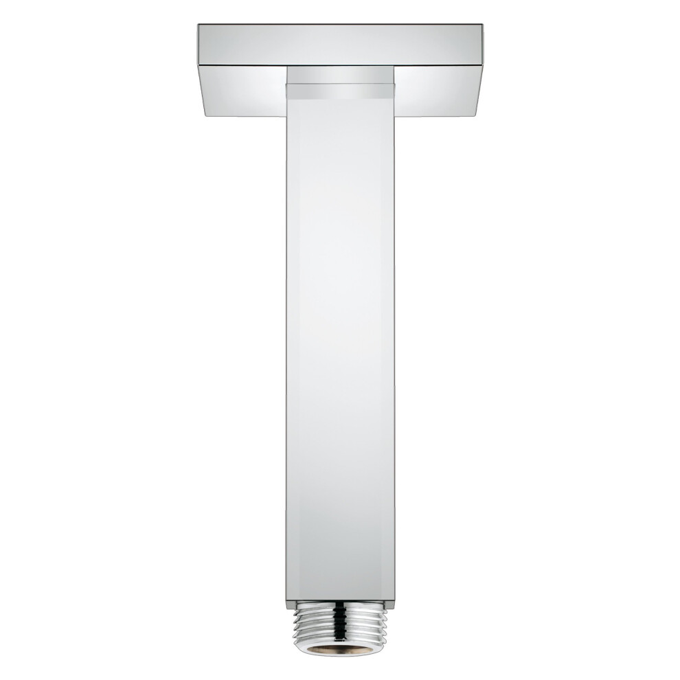 Grohe 27712000 Eurocube 6 In. Ceiling Shower Arm  Starlight Chrome