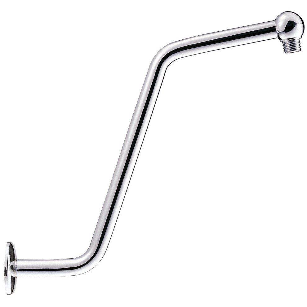 Gerber Plumbing S-Shape Shower Arm with Flange