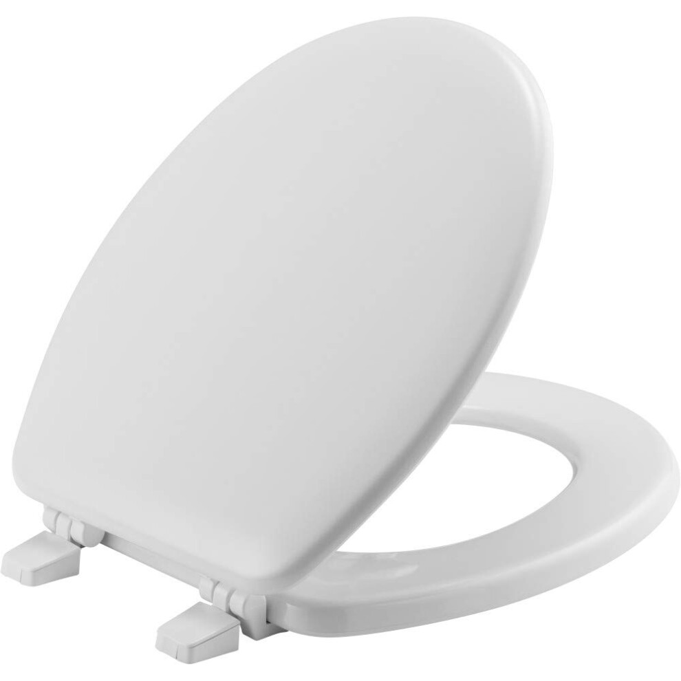 BEMIS BB540 000 Baby/Toddler Toilet Seat fits American Standard and Eljer Baby Bowl Toilets  Durable Enameled Wood  White