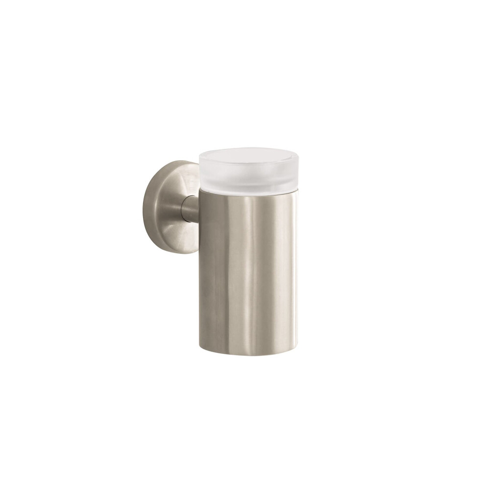 hansgrohe Tumbler Easy Install 5-inch Modern Coordinating Accessories in Brushed Nickel  40518820