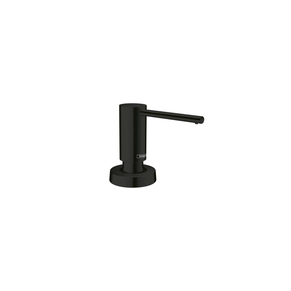 hansgrohe Focus Modern Bath and Kitchen Sink Soap Dispenser in Matte Black  40438671