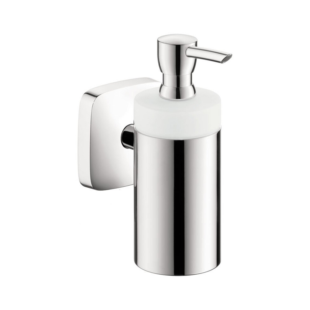 hansgrohe Bath and Kitchen Sink Soap Dispenser Premium 7-inch  Avantgarde Soap Dispenser in Chrome  41503000