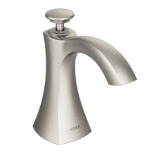 Moen S3948SRS Übergangs-Küchen-Seifenspender mit nachfüllbarem Behälter, Spot Resist Edelstahl