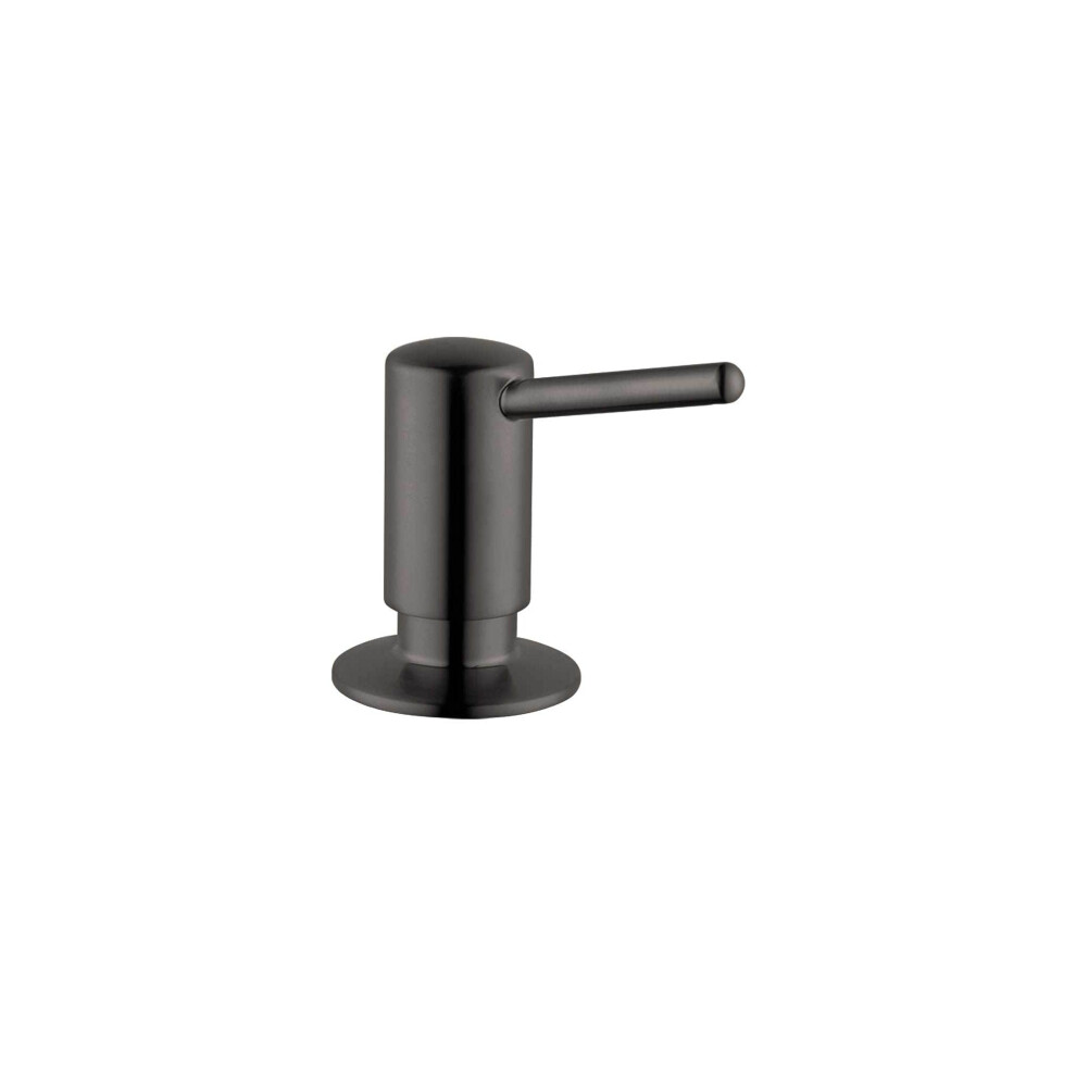 hansgrohe Bath and Kitchen Sink Soap Dispenser  Contemporary Modern in Brushed Black Chrome  04539340