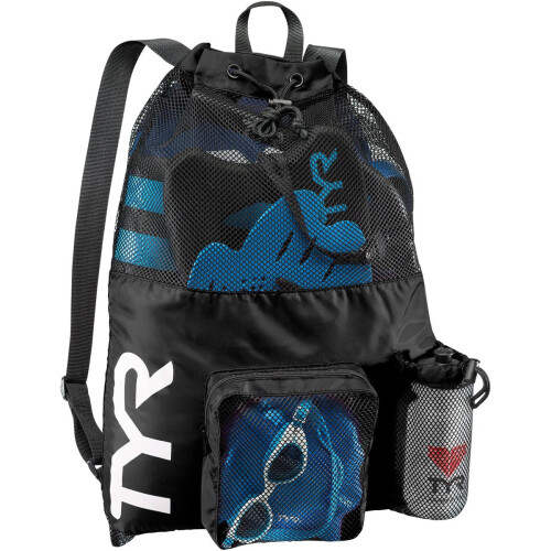 TYR TYR Big Mesh Mummy Backpack  Navy  One Size 2