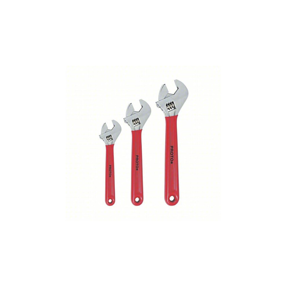 Proto J795GA 3 PIECE CUSHION GRIP ADJUSTABLE WRENCH SET