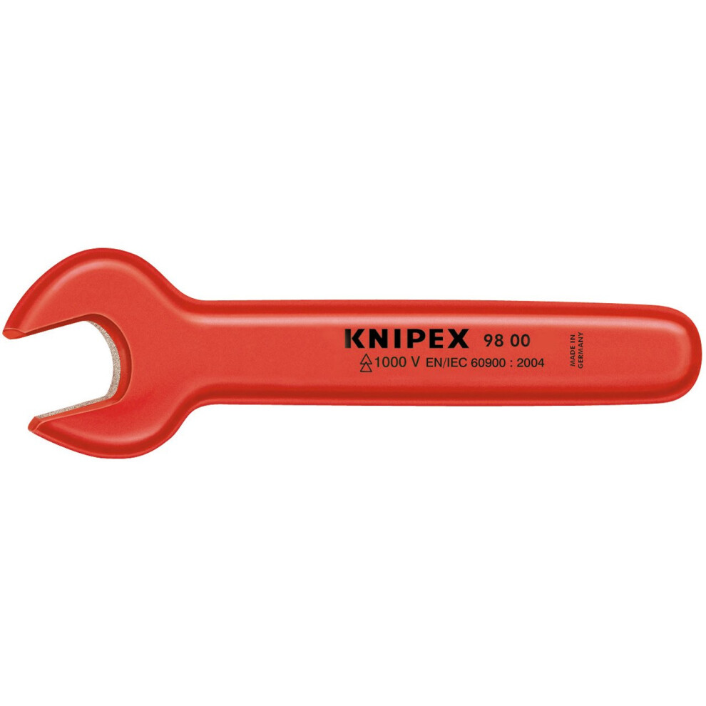 KNIPEX Tools - Open End Wrench  7 mm  1000V Insulated (980007)