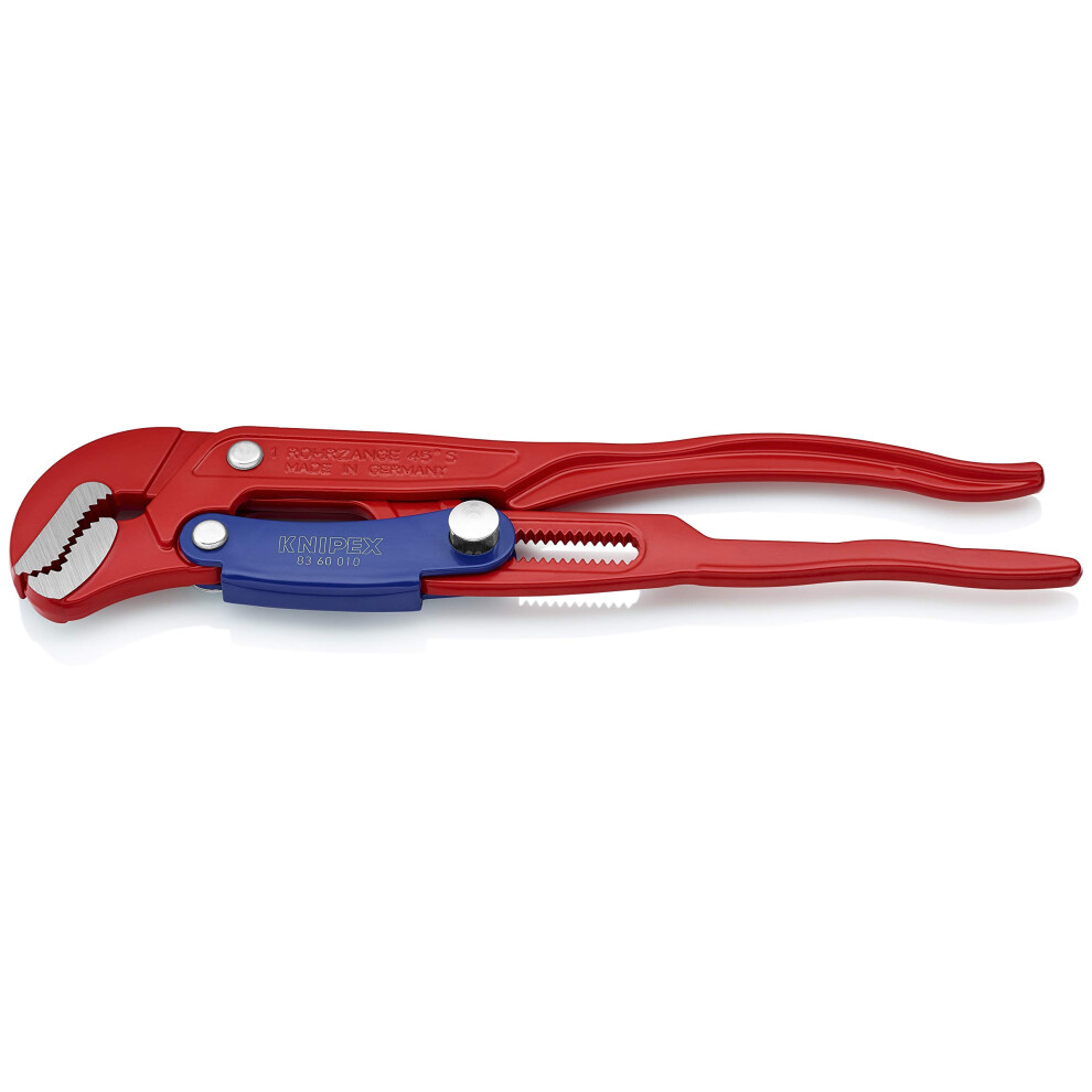 KNIPEX Tools - Swedish Pattern Pipe Wrench  S-Shape Fast Adjust (8360010)