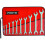STANLEY Proto 10 Piece Satin Open-End Wrench Set 5