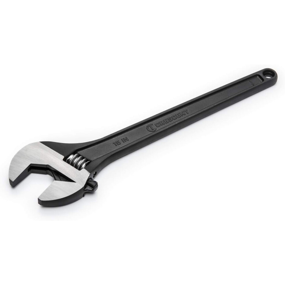 Crescent 15"" Adjustable Black Oxide Tapered Handle Wrench - Boxed - AT215BK