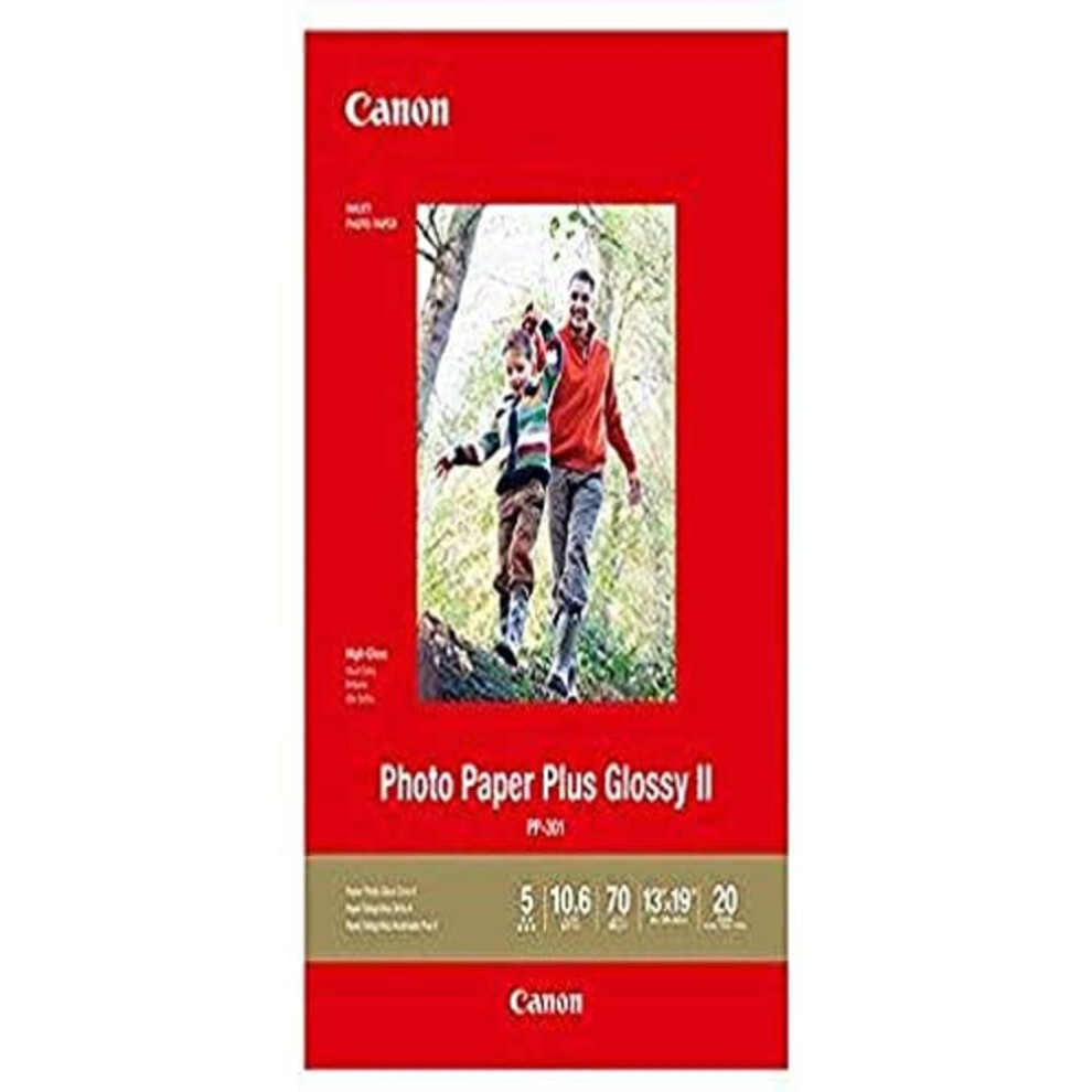 CanonInk Photo Paper Plus Glossy II 13"" x 19"" 20 Sheets (1432C010)