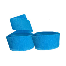 2 rollen turquoise blauwe cr?epapier streamers 145 voet gemaakt in de VS