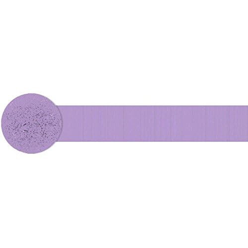Amscan Solid Rolls Crepe 81 ft Lavender