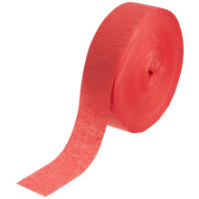 Vibrant Jumbo Apfelrot Krepprolle - 500 Fuß (1 Stück) - Premiumqualität, perfekt für Veranstaltungen & Feiern