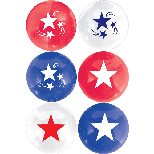 Amscan Ping Pong Ballen Pack van 6, 1 1/'2", Multicolor