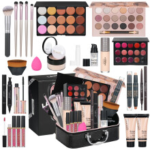 All-in-One-Make-up-Set, Make-up-Set f   r Frauen, komplettes Make-up-Set, Mehrzweck-Paket, Geschenkbox f   r die Feiertage, unverzichtbares Starter-P