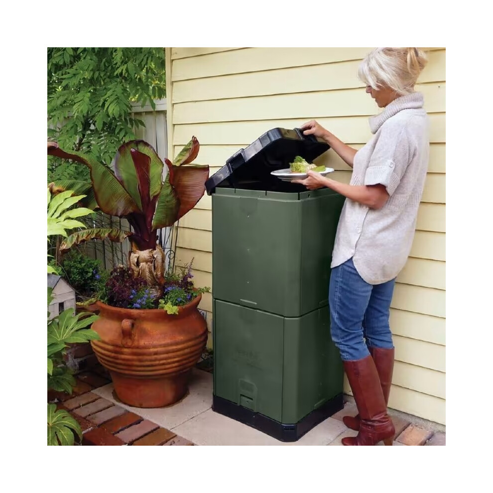 Aerobin - Hot Compost Bin - 200L Olive Green