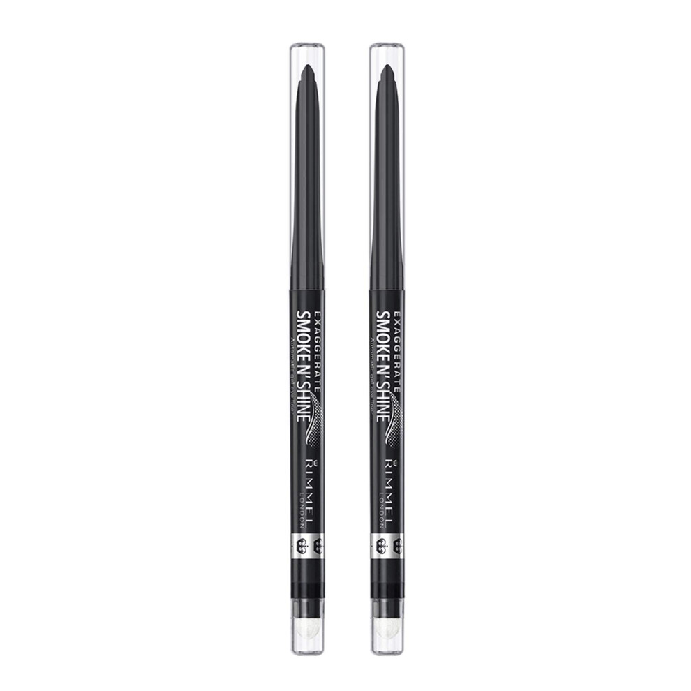 Rimmel Exaggerate eye definer  little black smokey  Pack of 2