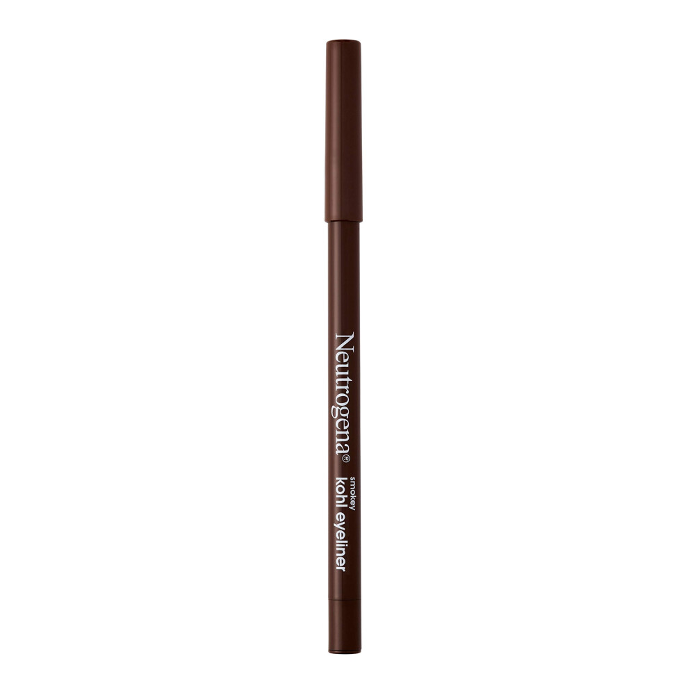 Neutrogena Smokey Kohl Eyeliner with Antioxidant Vitamin E  Water-Resistant & Smooth-Gliding Eyeliner Makeup  Dark Brown  0.014 oz