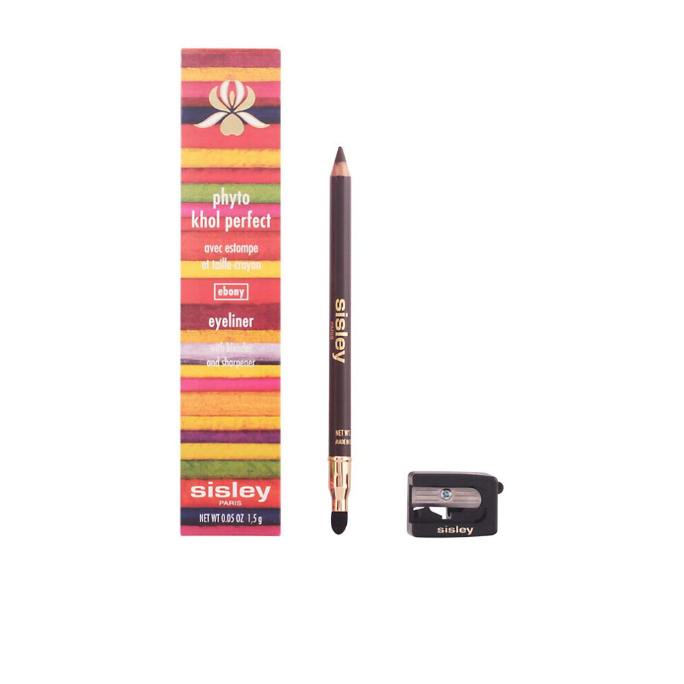 Sisley Phyto Khol Perfect Eyeliner with Blender and Sharpener for Women  10 Ebony  0.05 Ounce