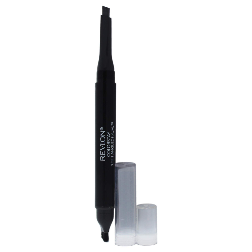 Revlon Colorstay 2-in-1 Angled Kajal Eyeliner  104 Graphite  0.10 Ounce