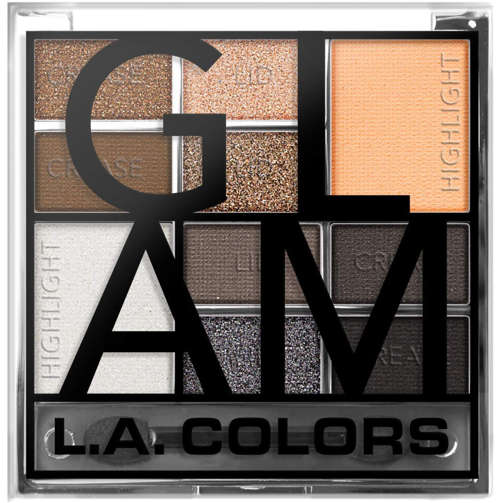 L.A. COLORS Color Block Eyeshadow Palette  Glam