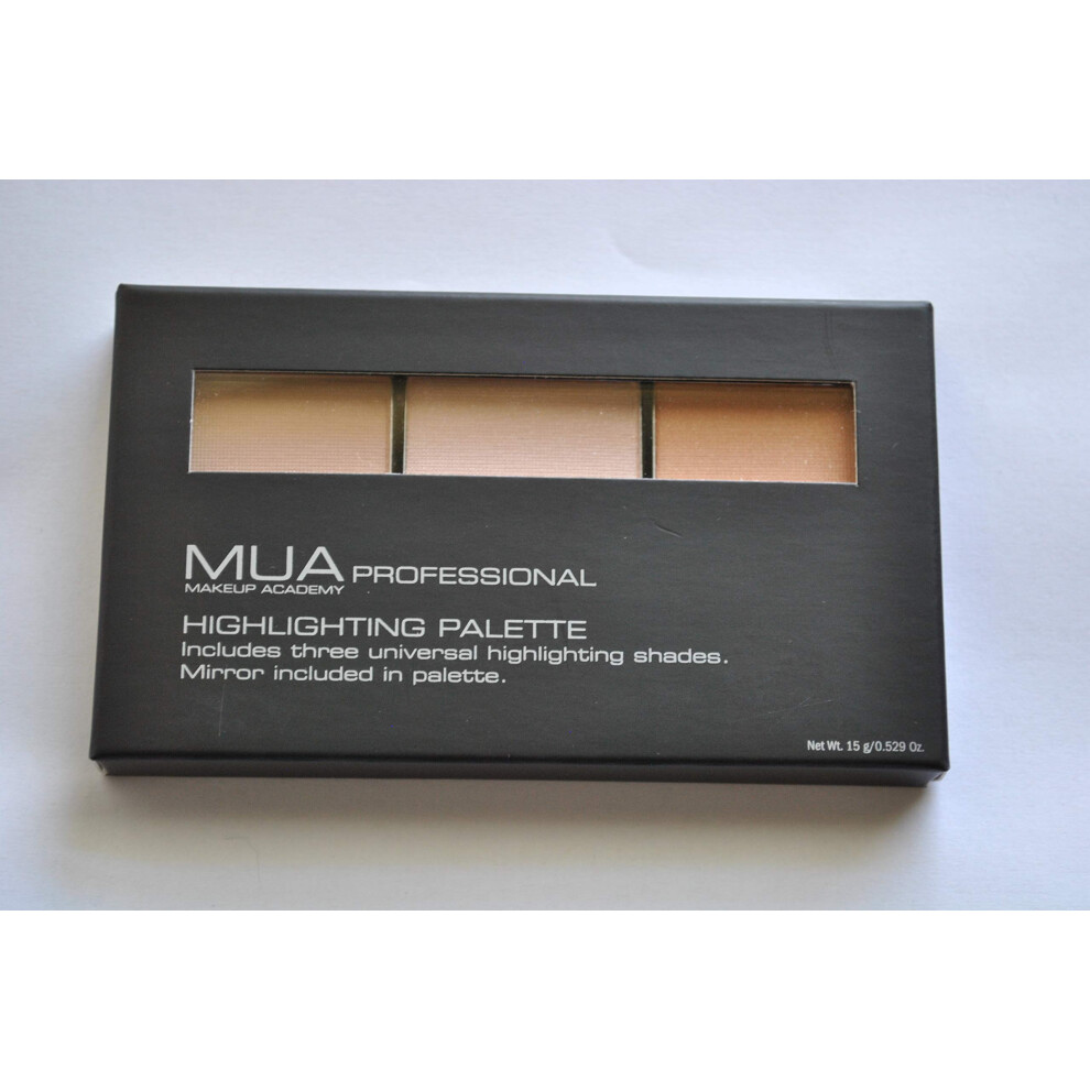 MUA Makeup Academy Highlighting Palette 0.529 oz / 15 g