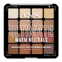 NYX PROFESSIONAL MAKEUP, Ultimate Shadow Palette, Παλέτα Σκιών - Ζεστά Ουδέτερα