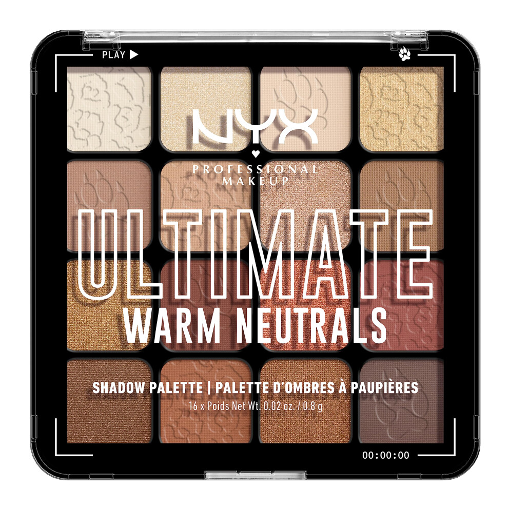 NYX PROFESSIONAL MAKEUP  Ultimate Shadow Palette  Eyeshadow Palette - Warm Neutrals