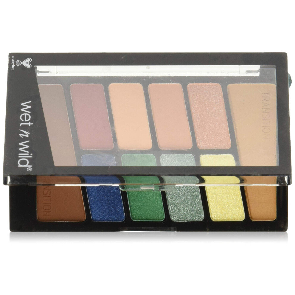 wet n wild Color Icon Eyeshadow Makeup Palette 10 Pan  Stop Playing Safe